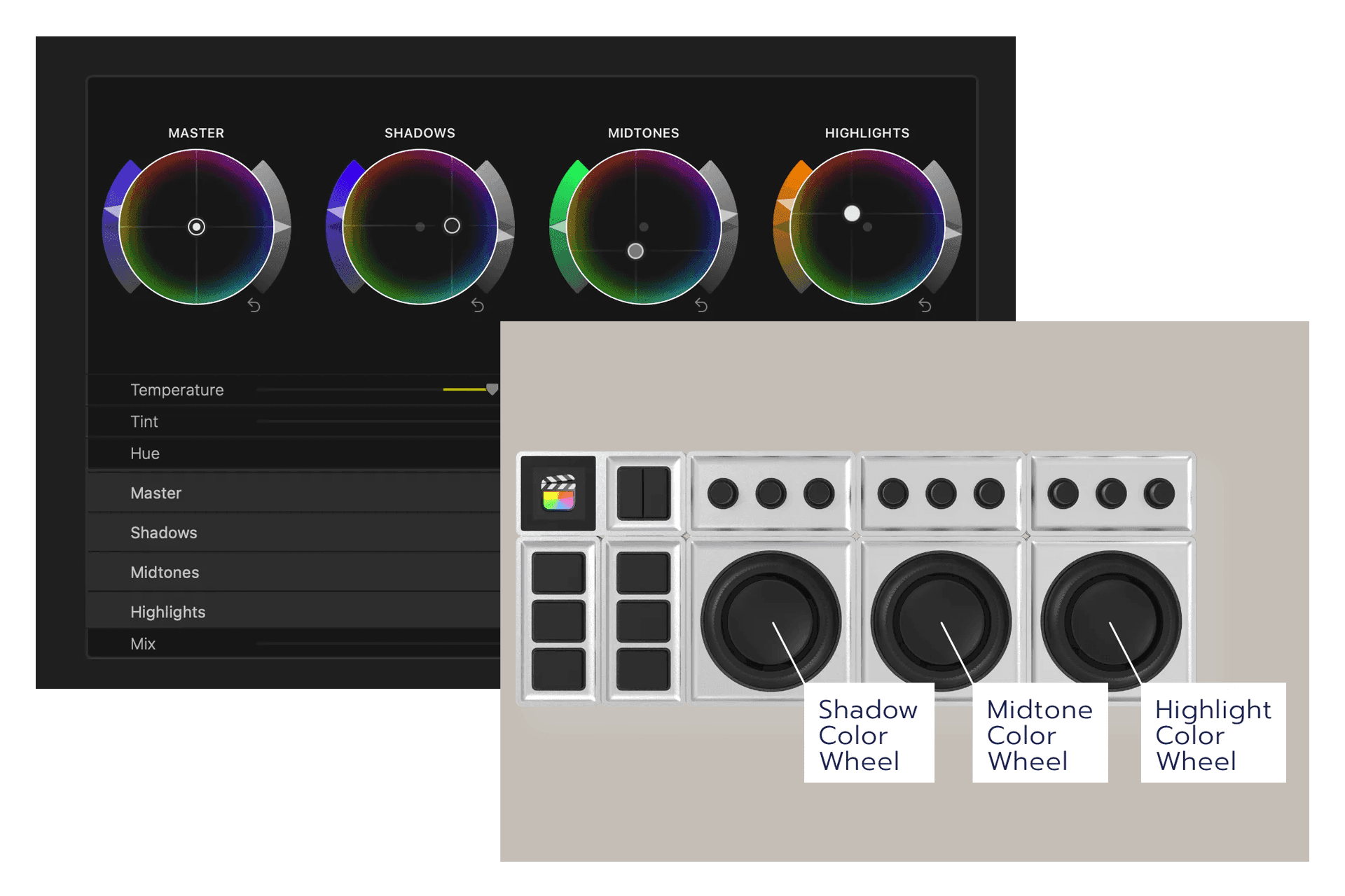 Use Creative Console to Color Grade in Final Cut Pro