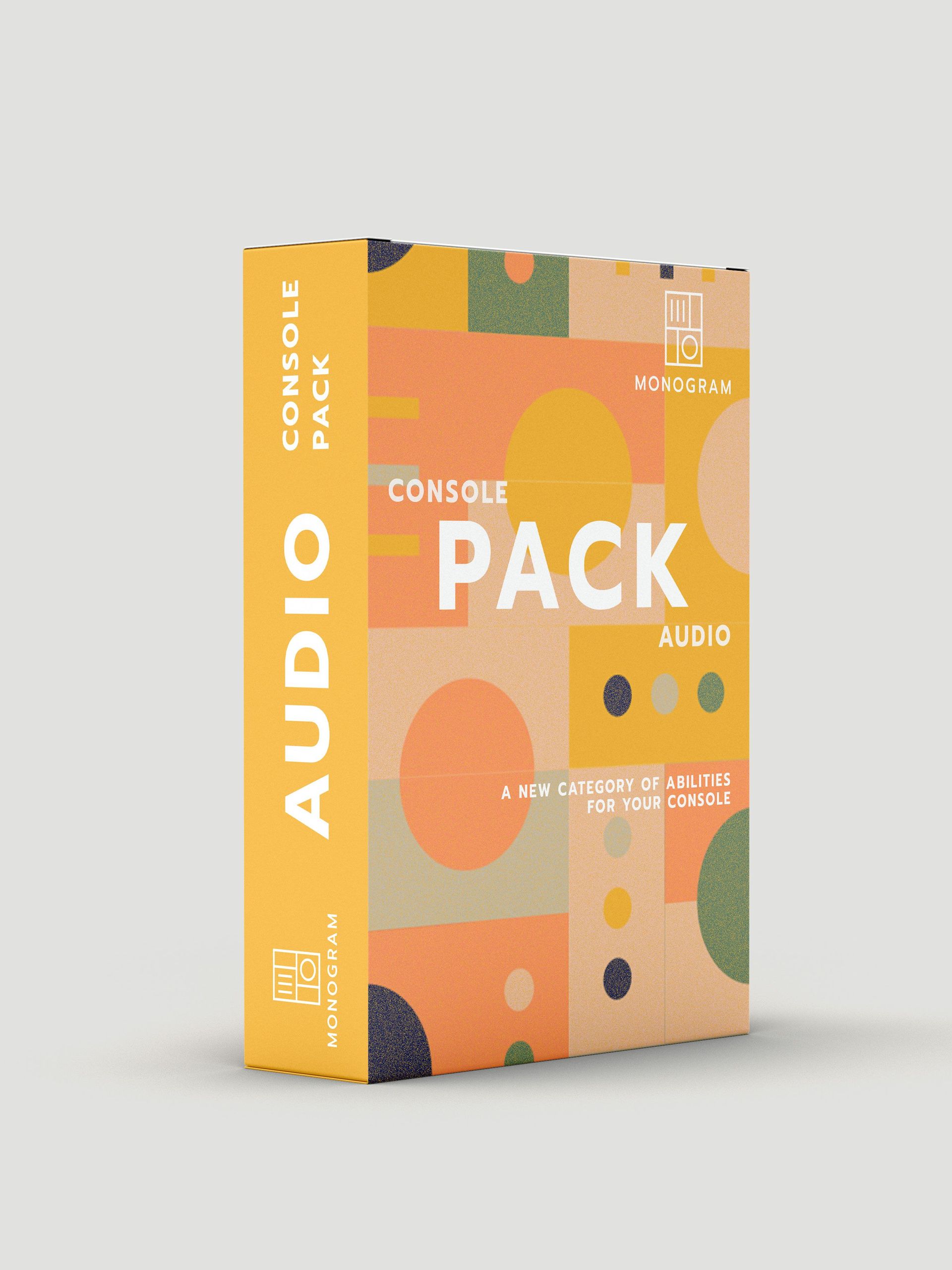 Audio Pack is included with Audio Console